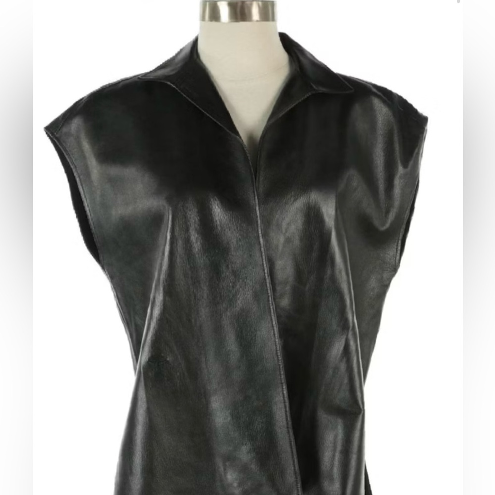 Christian Dior Lambskin Vest Size 6. Perfect condition no tags.